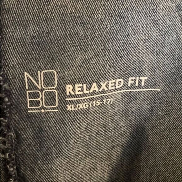 Nobo Relaxed Fit Jean short overalls 5 pockets Loops for belt Junior size 15-17 - Picture 6 of 13